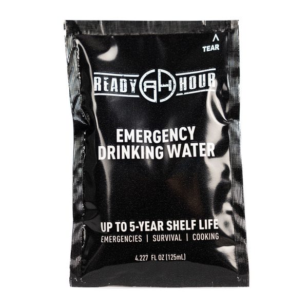 Emergency Water Pouch Case Pack (64 pouches) by Ready Hour  (Checkout Special Deal) Fashion - Image 3
