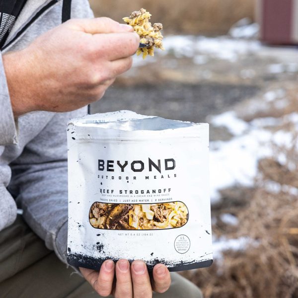 Beef Stroganoff Pouch by Beyond Outdoor Meals (2 servings, 710 calories) Supply - Image 4