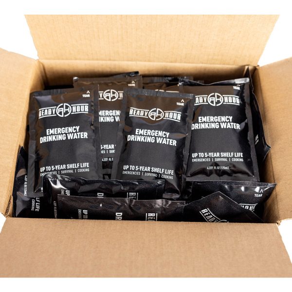 Emergency Water Pouch Case Pack (64 pouches) by Ready Hour  (Checkout Special Deal) Fashion - Image 2