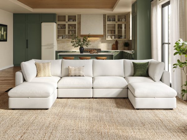RUBIK V 4 Seats with 2 Ottomans Discount