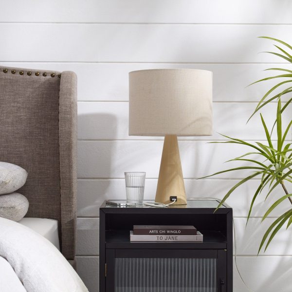 Maylee Table Lamp with USB Port Online now