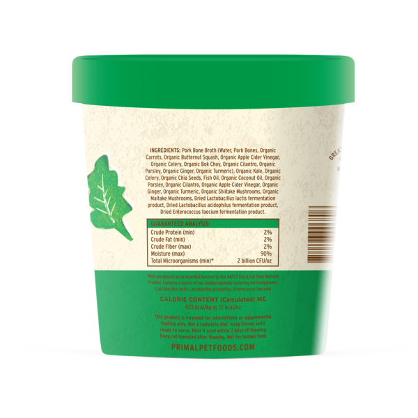 Primal Fresh Toppers Power Greens Recipe for Dogs & Cats Online Hot Sale - Image 2