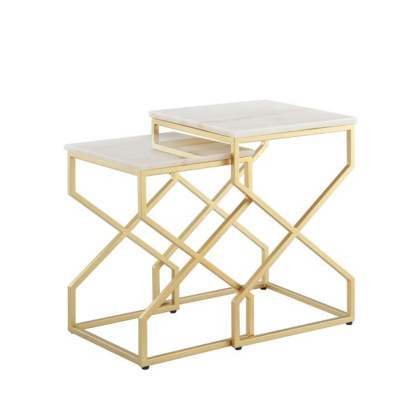 Malou Nesting End Table (Set of 2) Online Hot Sale - Image 3