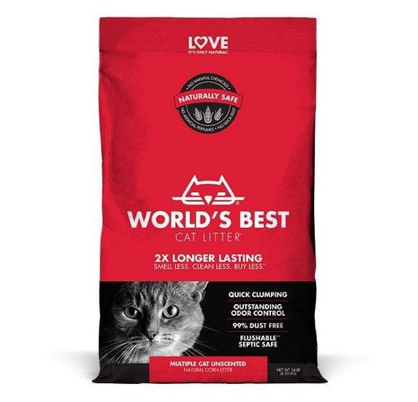World’s Best Cat Litter Multiple Cat Clumping Formula Cat Litter Supply