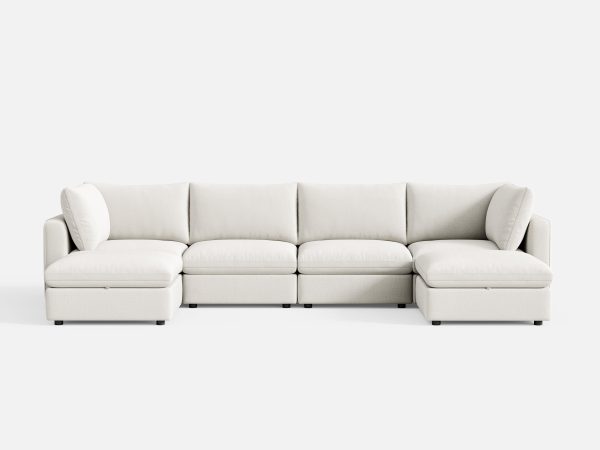 RUBIK V 4 Seats with 2 Ottomans Discount - Image 3