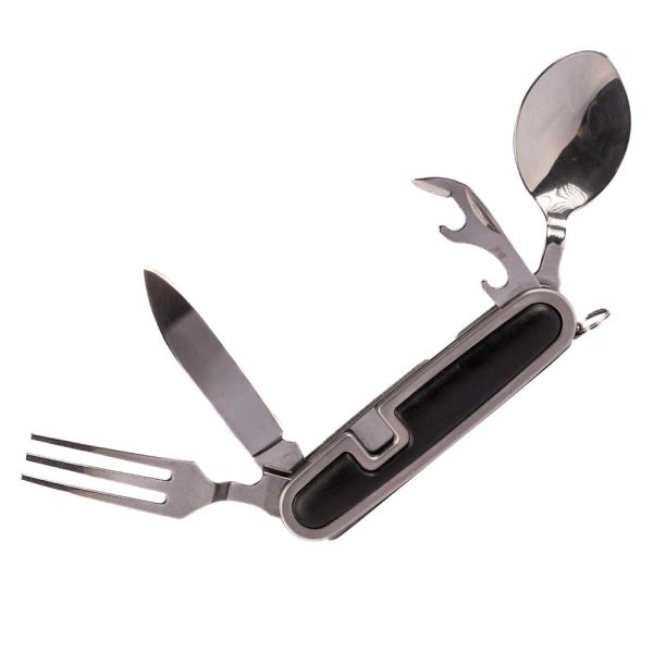 Camper s Knife with Fork and Spoon Supply