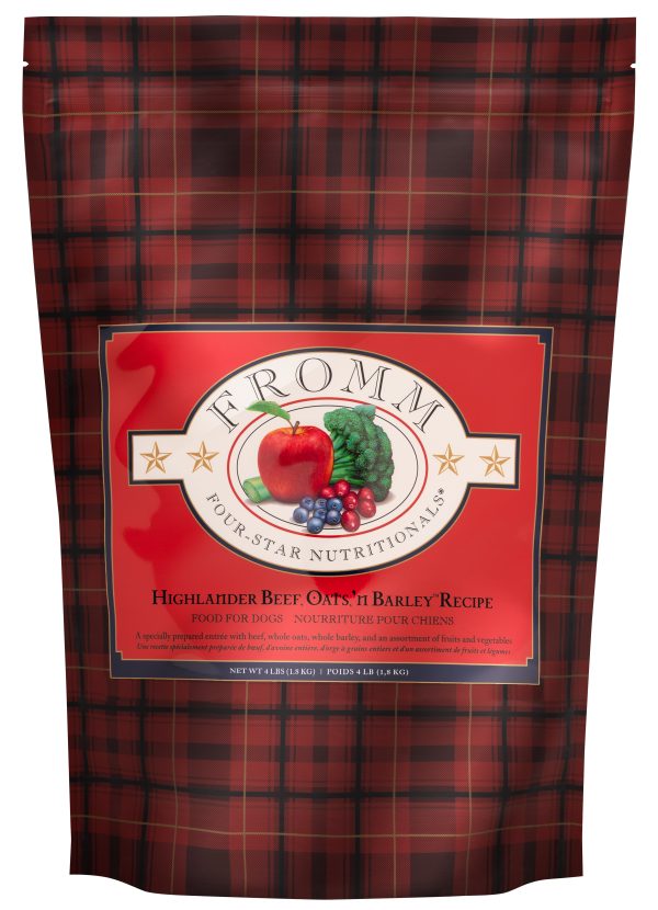 Fromm Four-Star Grain Inclusive Highlander Beef Oats and Barley Dry Dog Food Online Hot Sale - Image 3