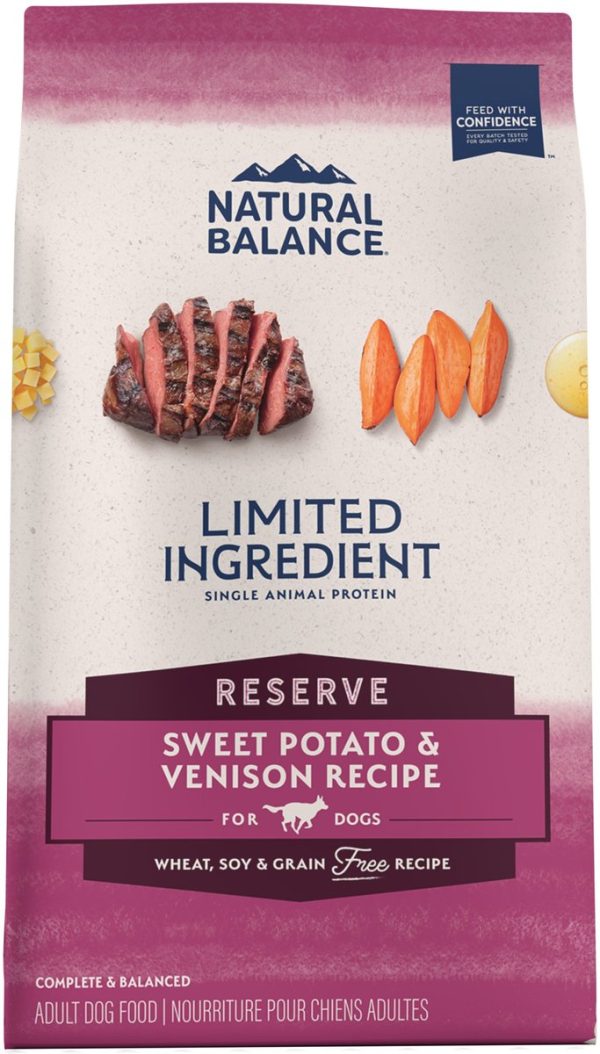 Natural Balance Limited Ingredient Reserve Grain-Free Sweet Potato & Venison Recipe Dry Dog Food Discount
