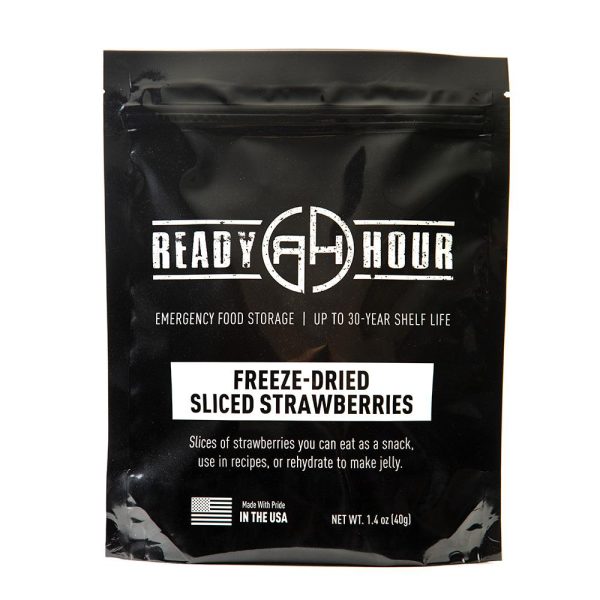 Ready Hour Freeze-Dried Strawberries Single Pouch (8 servings) Hot on Sale - Image 4