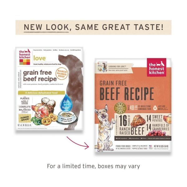 The Honest Kitchen LOVE Grain Free Beef All Life Stages Dog Food Supply - Image 4