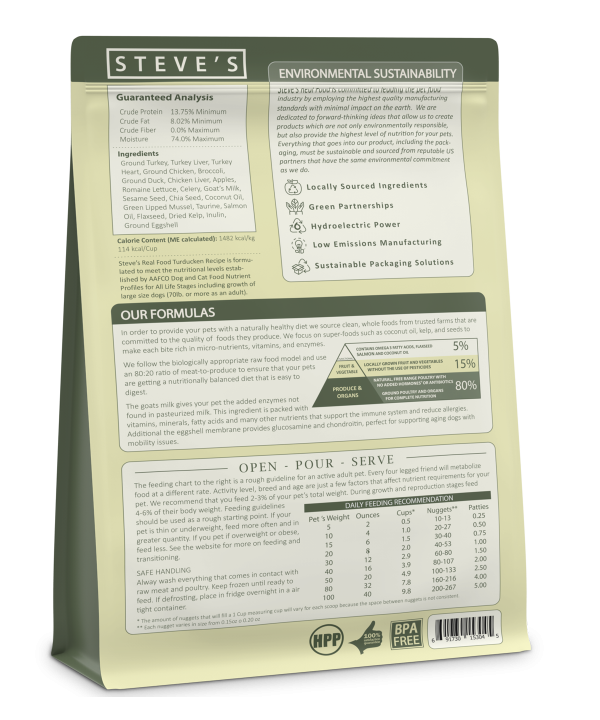 Steve s Real Food Raw Frozen Turducken Diet Food for Dogs & Cats Fashion - Image 3
