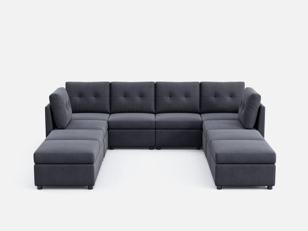 RUBIK III  6 Seats with 4 Ottomans on Sale - Image 2
