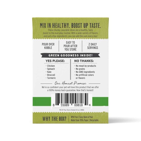 The Honest Kitchen Pour Overs Grain Free Chicken Stew with Spinach, Kale & Broccoli Food Topper for Dogs Cheap - Image 2