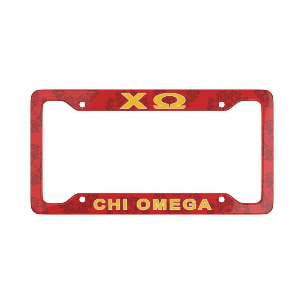 Chi Omega New License Plate Frames Online Sale