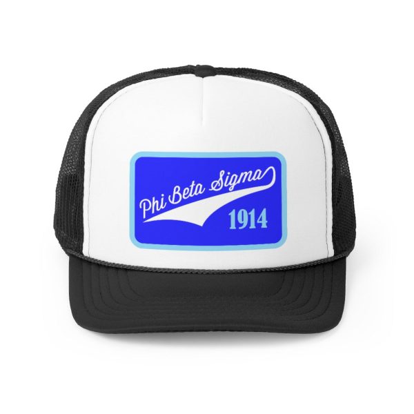 Phi Beta Sigma Tail Patch Design Trucker Hats Online Hot Sale