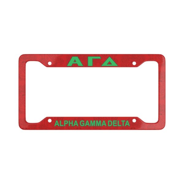 Alpha Gamma Delta New License Plate Frames Online