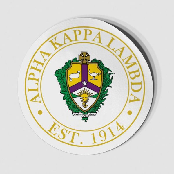 Alpha Kappa Lambda Circle Crest - Shield Decal Cheap