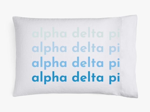 Alpha Delta Pi Ombre Retro Pillowcases Fashion